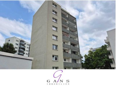 Charmante 1-Zimmerwohnung mit Aufzug, Balkon und Einbauküche