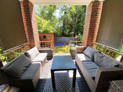 3 Zimmer Maisonette-Wohnung mit Garten in ruhiger Lage