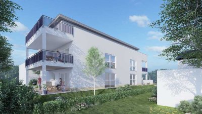 Neubau-Projekt! Moderne 3 ZKB EG-Wohnung mit Terrasse + Garten in Eschhofen