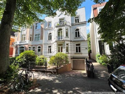 **Erikastraße*** Stilvolle Altbauwohnung in Jugendstil-Villa mit Garten-Oase - 4-5 Zim., ca. 135 m²