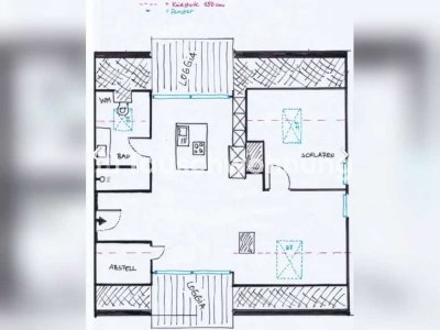 Tauschwohnung: Charmante Dachgeschosswohnung mit 2 Balkonen