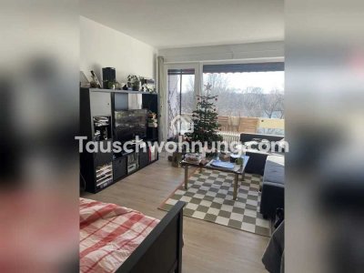 Tauschwohnung: 1ZW Wohnung mit Rheinblick gegen 2ZW Stadtleben