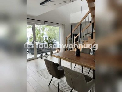Tauschwohnung: grenze Schwabing NEUBAU maisonette Whg. mit Galerie und TG