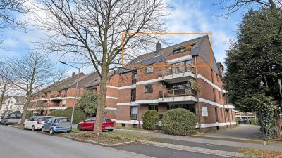Charmante 2,5-Zimmer-Wohnung mit Balkon und Tiefgaragenstellplatz in beliebter Lage von Krefeld Bock