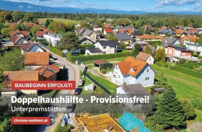 Sommer-AKTION! Baubeginn Erfolgt! Neubau-Doppelhaushälfte in Unterpremstätten! Moderne Wohnanlage mit nur 10 Einheiten!