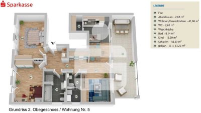 Moderne 3-Zimmerwohnung in Passau