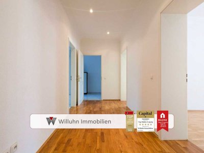 Bezugsfreie 2RW mit EBK und Balkon - beste Lage in Gohlis - Hochparterre - Parkett - Denkmal!