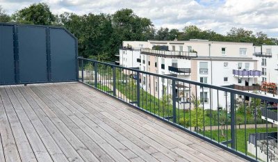 Neue Wohnung mit Dachterrasse