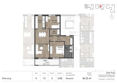 Willkommen im Wohnquartier "Alte Post"  - Neubau von 107 Wohneinheiten