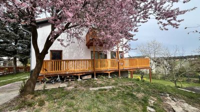 Helle 3-Zi. 105qm Wohnung mit 34 qm Rundumbalkon + Gartenzugang
