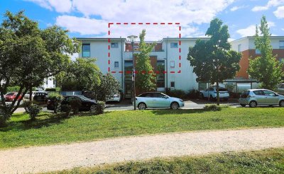 von Privat! DG-Maisonette mit Dachterrasse + Loggia in bester Lage