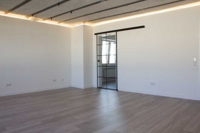 Teilmöbliertes, modernes 1-Zimmer Apartment (Industrial-Style). Kernsaniert!