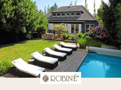 Einfamilienhaus mit Garten und Außenpool am Schmölderpark in Mönchengladbach