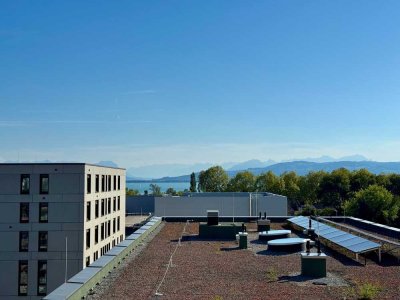 Neubau: Lichterfüllte 3-Zimmerwohnung mit See- und Bergblick