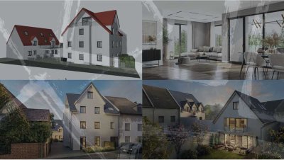 Neubau Wohnung Obergeschoss in gehobenem Baustil in Mannheim Feudenheim mit Fahrstuhl