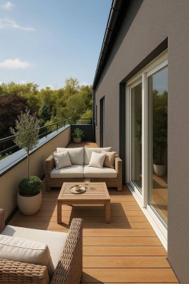 Moderne 3-Zimmer Loftwohnung mit Balkon und Carport - Erstbezug nach Generalsanierung in 'den silllhöfen' (Top 12)