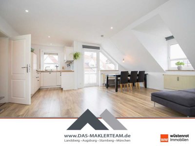 Fast wie neu: Helle, hübsche 3 Maisonette-Dachwohnung mit modernem Flair