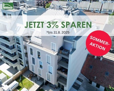 Erstbezug mit Weitblick-Terrasse in Hofruhelage nahe Kagraner Platz! Küche und hochwertige Ausstattung inklusive!