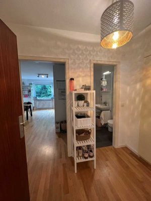 Ab 1.11.2025 können Sie hier einziehen.  Gut geschnittene 1 Zimmerwohnung mit Balkon und Stellplatz