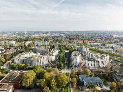 Stilvolle Neubau 2-Zimmer-EG-Wohnung mit Garten und Einbauküche in Karlsruhe für Erstbezug
