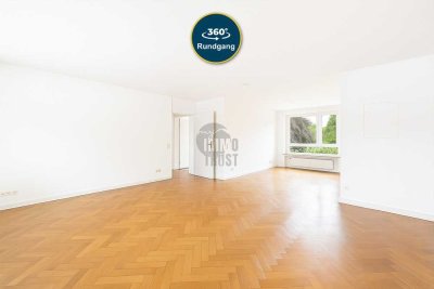 LICHTDURCHFLUTETE WOHNUNG MIT BALKON, PARKETT, EINBAUKÜCHE UND GARTENZUGANG