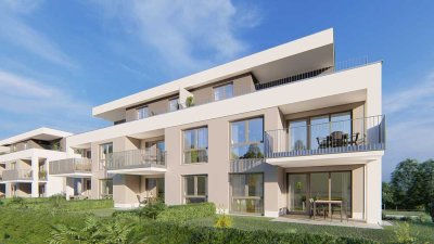 4,5 Zimmer-Traum mit großem Südbalkon, Aufzug und Blick in die Natur