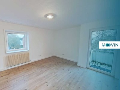 FRISCH RENOVIERT: Helle 3-Zimmer-Wohnung mit sonnigem Balkon