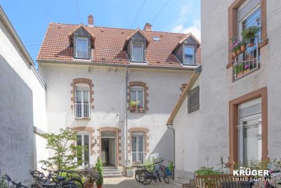 KA-Durlach / 4-Zi.-DG-Whg. im ruhigen Rückgebäude eines gepflegten Altbaus / vermietet