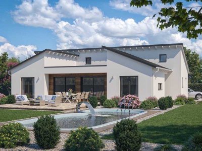 Traumbungalow und Traumlandschaft