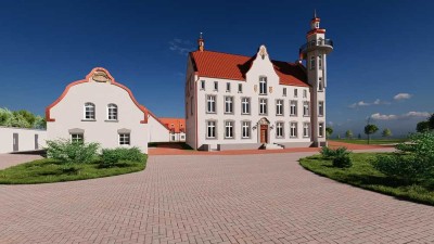 Wohnen in und am Schloss Lüttingen – Feinste Wohnkultur im Einklang mit der Natur