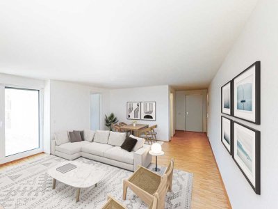 UMZUGSBONUS sichern: Neu und einzigartig! Gemütliche 3-Zimmer-Wohnung mit Terrasse und Garten