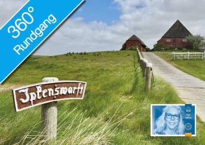 * bezugsfrei * // SCHWALBENHOF // Glasfaser // Hof mit Stallgebäude // Hallig Hooge
