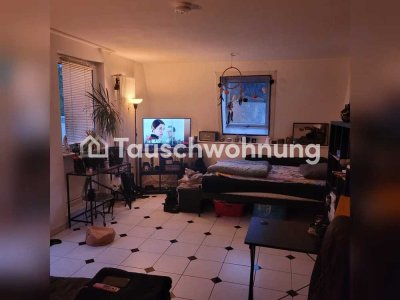 Tauschwohnung: 1 Zimmer Wohnung mit großer Terrasse