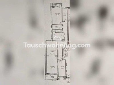 Tauschwohnung: 4,5 Zimmer EG Altbauwohnung mit zwei Gärten in Winterhude