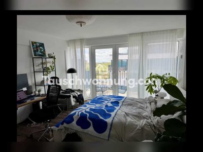 Tauschwohnung: Helle, 1-Zimmer-Wohnung am HRO-Hbf (suche HH)