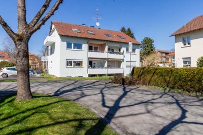 Hochparterre-Wohnung mit Balkon und Stellplatz