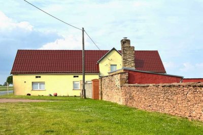 Einfamilienhaus mit 2.949 m² Grundstück – Feldrandlage und Privatsphäre zwischen Merbitz und Löbejün
