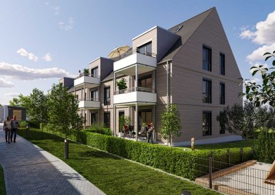 Bezugsfertig: Großzügige 4-Zimmer-Wohnung mit Balkon im ersten Obergeschoss