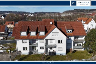 Helle, geräumige 3-Zimmer Dachgeschoss - Wohnung mit Einbauküche in Wörnitz