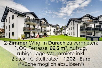 Stilvolle 2-Zimmer-Wohnung mit gehobener Innenausstattung mit Balkon in Durach