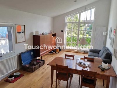 Tauschwohnung: Sanierte Altbauwohnung im Loftstil mit Balkon