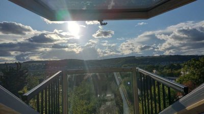 Lichtdurchflutets Dach offene Küche - fernsicht