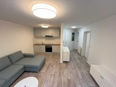 Moderne möblierte Wohnung mit Top Anbindung Souterrainwohnung