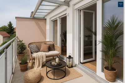 Flurgasse 23/16 - Charmante 2-Zimmer-Wohnung mit Balkon Nähe Grazer Stadthalle