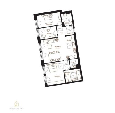 Erstbezug: Lichtdurchflutete 4 Zimmer Wohnung im sanierten Fabrikensemble