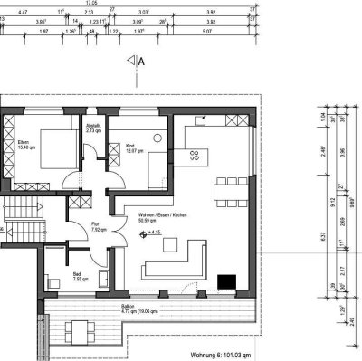 Moderne und helle Wohnung mit großzügiger Wohnküche