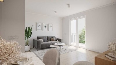 Neubau-Apartment mit EBK und Balkon