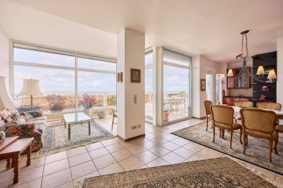 Lichtdurchflutete Eigentumswohnung im Penthouse-Charakter mit einzigartigem Fernblick