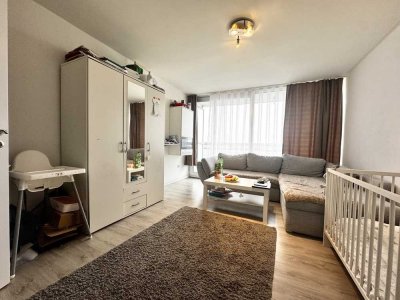 Provisionsfrei! Tolle 1-Zimmer Wohnung mit Westbalkon und Weitblick