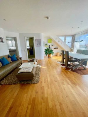 Stilvolles DG-Maisonette mit Weitblick und Sonnenterrasse“